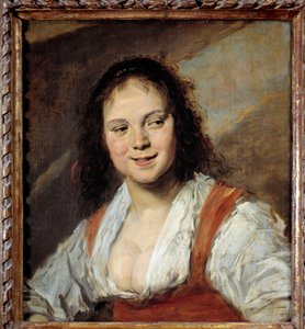 La Bohemienne Maleri av Frans Hals l