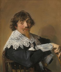 Portrett av en mann. Rundt 1635 av Frans Hals