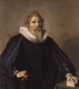 Portrett av en skjeggete mann av Frans Hals