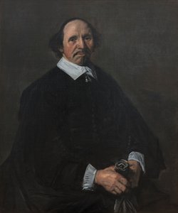 Portrett av en mann, ca. 1655-60 (olje på lerret) av Frans Hals