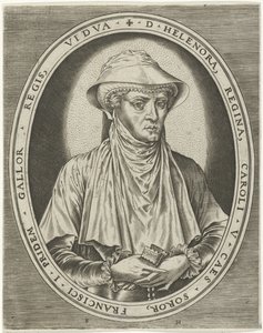 Portrett av Eleanor av Habsburg Portretter av konger, dronninger, prinser og prinsesser (serietittel) av Frans Huys