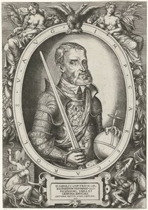 Portrett av Karel V av Habsburg av Frans Huys