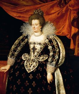 Portrett i full lengde av Maria de Medici (Firenze av Frans II Pourbus