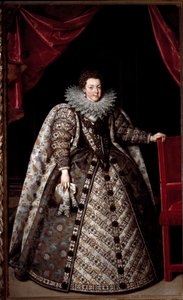 Portrett av Elisabeth av Frankrike (Elisabeth de Bourbon)