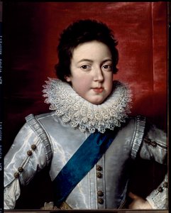 Portrett av Ludvig XIII, konge av Frankrike og Navarra, ca. 1616 (maleri) av Frans II Pourbus