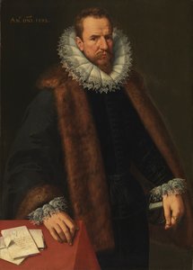Portrett av Nicolas Helincx, rådgiver for kongen av Frans II Pourbus