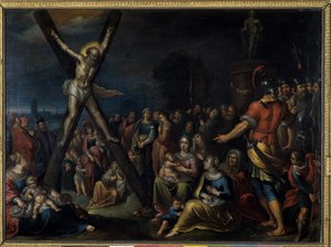 St Andrew on the Cross (olje på kobber)