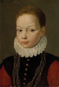 Portrett av en ni år gammel gutt
