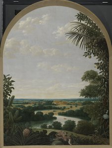 Landskap i Brasil av Frans Jansz Post