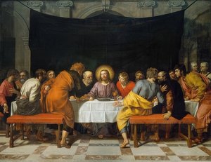 Det siste måltid. 1618 av Frans Pourbus the Younger