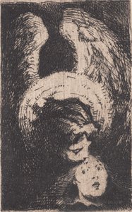 Nyttårsaften 1893. Prøveskilt av Frans Schwartz