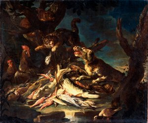 Fisk, 1620. av Frans Snyders or Snijders