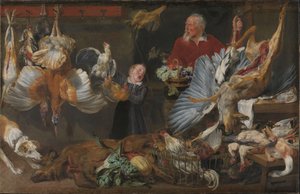 En spillbutikk av Frans Snyders or Snijders