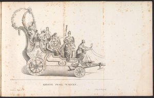 Første flyt i prosesjonen for Saint Rumbold, 1825 First Prael-waegen (tittel på objekt)