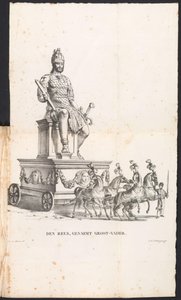 Kjempefarfar i prosesjonen for Saint Rumbold, 1825 Den Reuse, kalt bestefar (tittel på objekt)