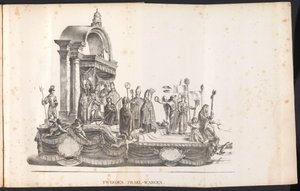 Andre fløting i prosesjonen for Saint Rumbold, 1825 Tweeden Prael-waegen (tittel på objekt)