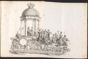 Femte flottør i prosesjonen for Saint Rombout, 1825