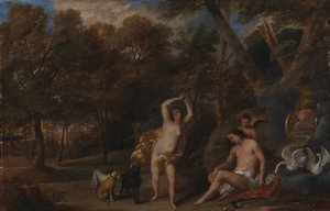 Venus gråter over den drepte Adonis