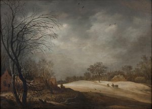 Vinterlandskap av Frans de Momper