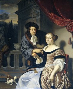 En mann og en kvinne av Frans van Mieris (I)