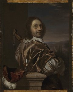Selvportrett med en cittern, 1674