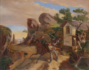 Banditter bakhold av Frantisek Belopotocky