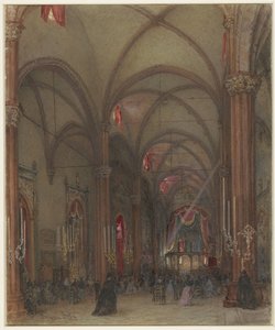 Interiøret i Duomo i Verona av Franz Alt