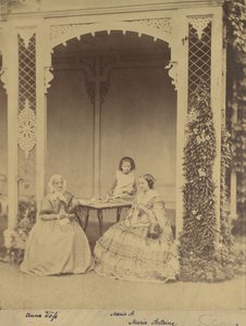 Anna Wöss, Marie og Marie Antoine, 1850-60-tallet. av Franz Antoine