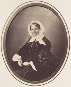 [Portrett av en eldre kvinne], 1850-60-tallet.