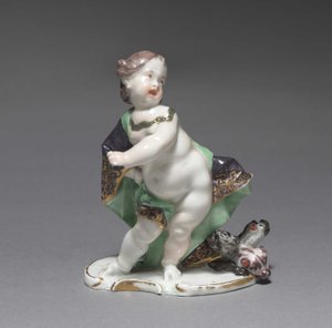 Pluto, produsent Nymphenburg Porselensfabrikk, ca. 1760 av Franz Anton Bustelli