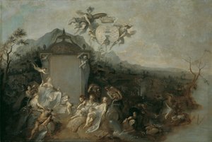 Allegori om Galicia og Lodomeria av Franz Anton Maulbertsch