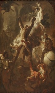 Martyrdommen til Saint Andrew av Franz Anton Maulbertsch