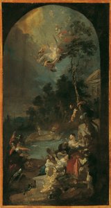Du gir Martyrium des heiligen Quirinus av Franz Anton Maulbertsch