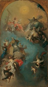 Augustins antagelse til himmelen av Franz Anton Maulbertsch