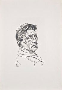 selvportrett av Franz Barwig d. Ä.