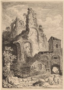 Det gamle palasset i Tivoli av Franz Edmund Weirotter