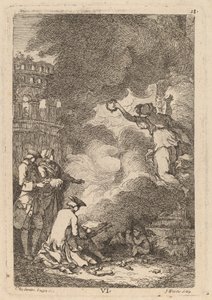 I komme til Roma: pl. 6 av Franz Edmund Weirotter after Étienne de Lavallée Poussin