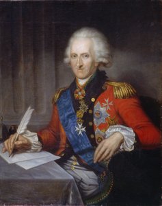 Portrett av statsmannen og reformatoren, grev Jacob Sievers (1731-1808) (Portrett av statsmannen og reformatoren grev Jacob Sievers). Maleri av Gerhard von Kugelgen (1731-1820), olje på lerret. Tysk kunst sent på 1700-tallet, klassisisme. Staten Russland av Franz Gerhard von Kugelgen