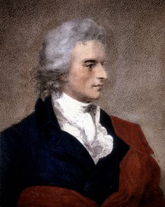 Portrett av Friedrich von Schiller (1759 - 1805) fra et maleri av F.G. von Kugelgen.
