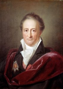 Portrett av Johann Wolfgang Goethe (1749 - 1832), tysk forfatter. Maleri av Franz Van Kugelgen (1772-1820) av Franz Gerhard von Kugelgen