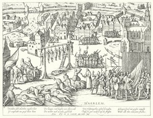 Massehenrettelser utført av spanjolene i Haarlem, Nederland, 1573