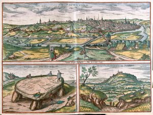 Montpellier, Tours og Poitiers, Frankrike av Franz Hogenberg
