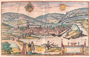 Munden, Tyskland (gravering av Franz Hogenberg