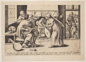 Mester John Blockhead (luttmakeren) av Franz Huys