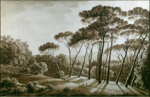 Furutrærne i Villa Doria Pamphili av Franz Kaisermann