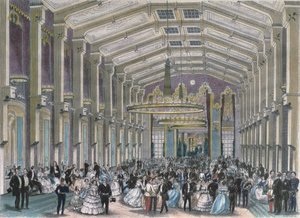 Sophien-Bad-Saal, et baneball i Hofburg-palasset, Wien av Franz Kollarz