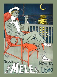 Lounging in Mele Fashion & Under a Crescent Moon, begynnelsen av 1900-tallet (plakat)