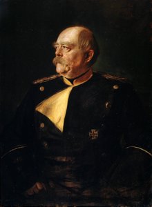 Portrett av kansler Otto von Bismarck i uniform