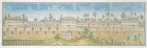 Wilhelmsbad (wc og blyant på papir) av Franz Ludwig Cancrin