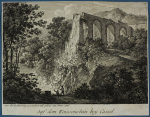 Utsikt over Weissenstein nær Cassel av Franz Ludwig Catel